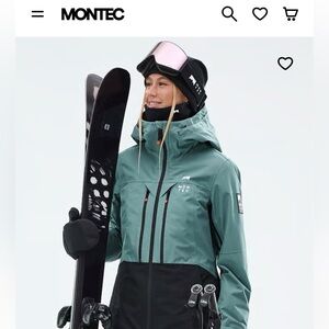 Montec Ski Jacket Women Atlantic/Black